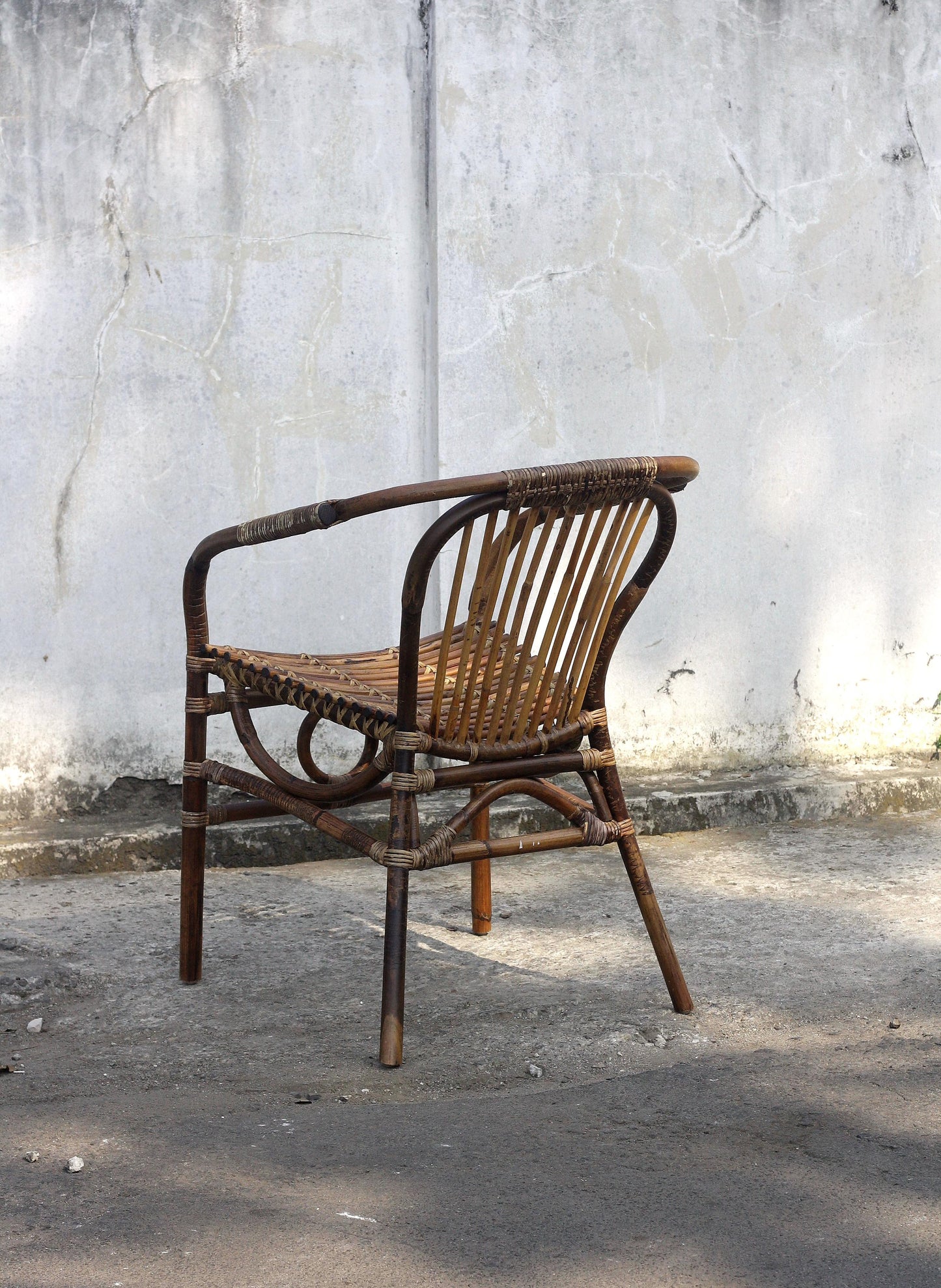 Stuhl Rattan Sitzhoehe 45 cm Sitzbreite 50 cm Sitztiefe 45 cm