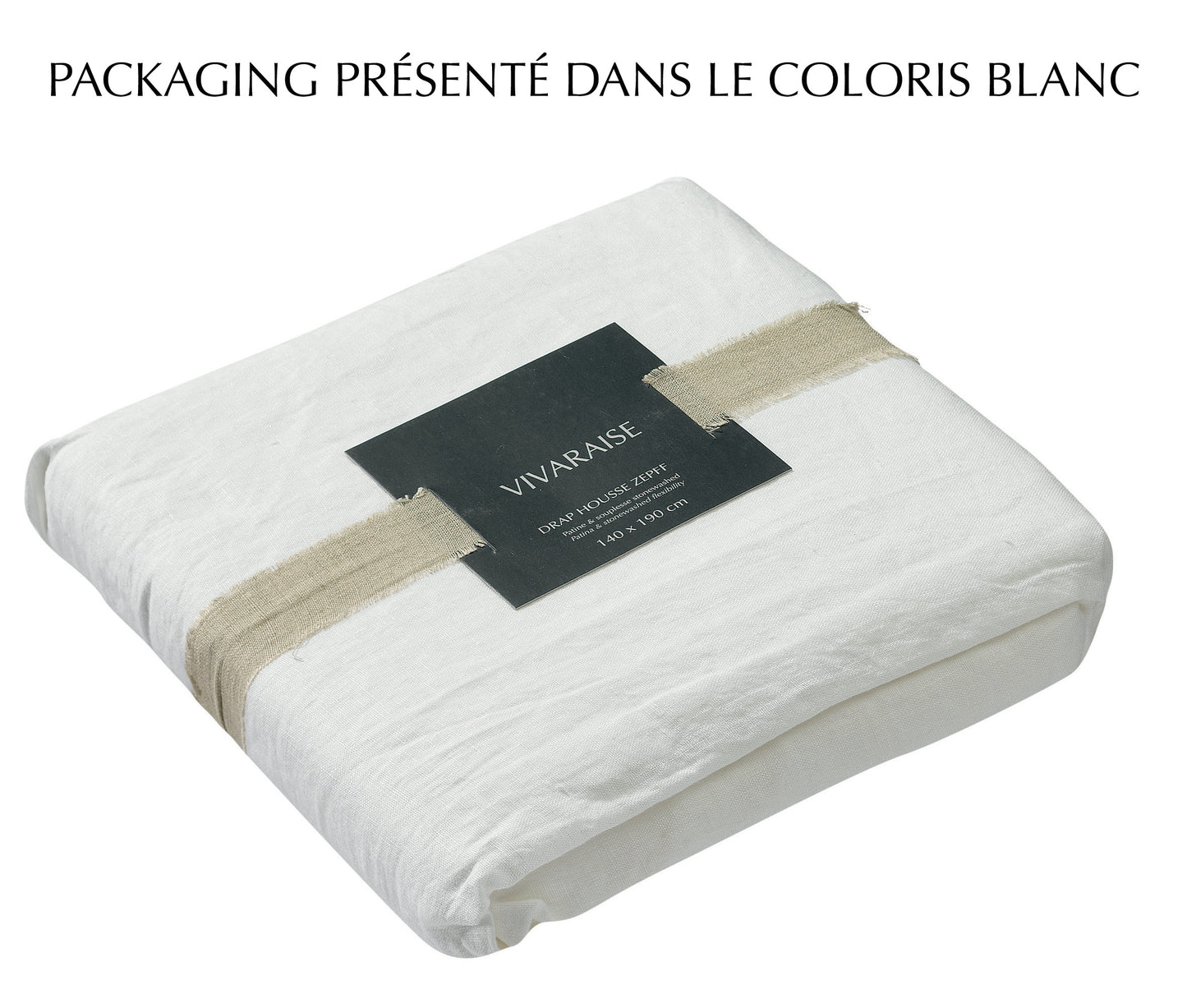 Zeff Spannbettlaken Blanc 160 X 200 X 30