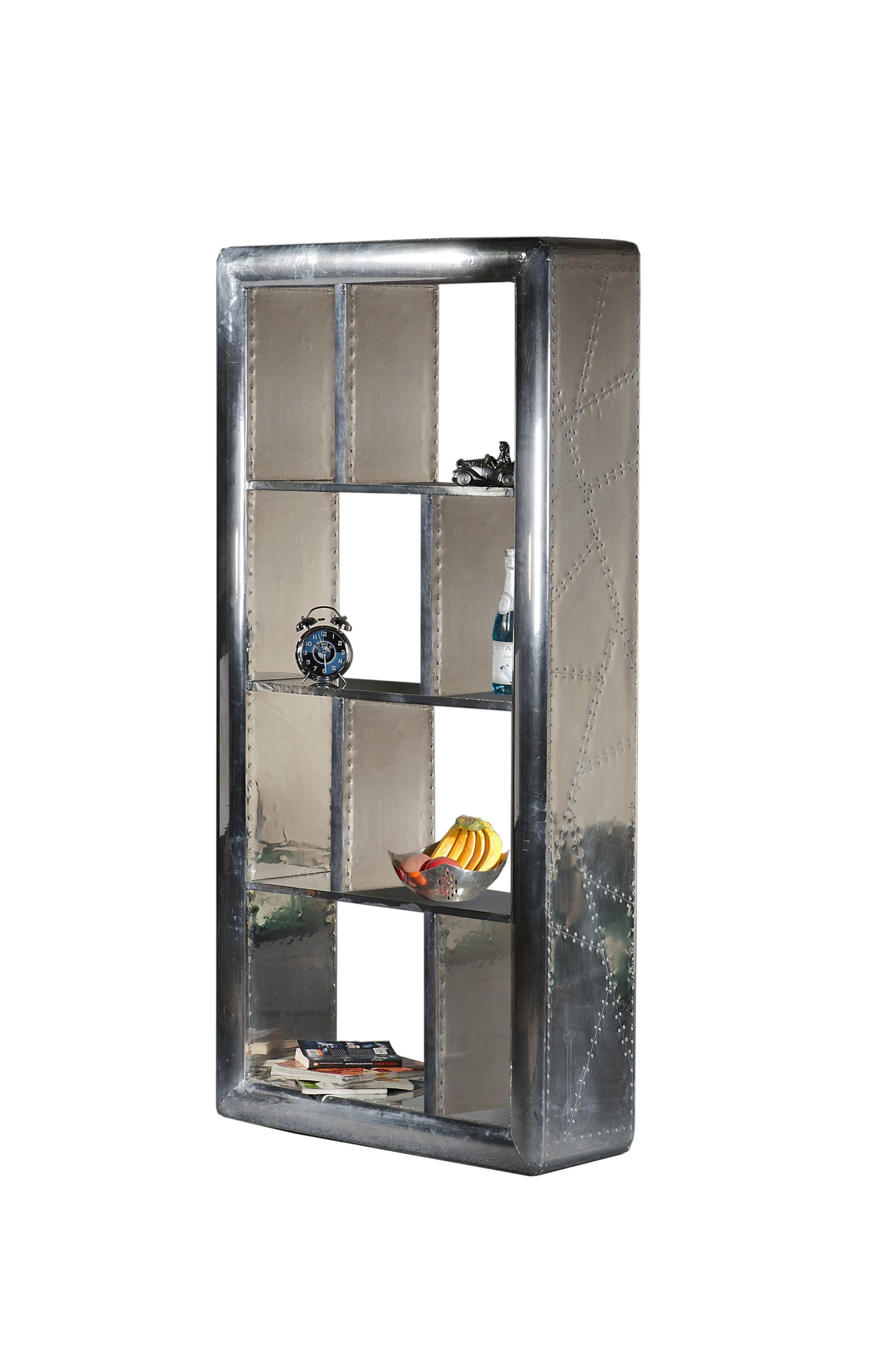 Regal 8 offene Faecher grosse Faecher 425x30x395 cm kleine Faecher 285x30x395 cm
