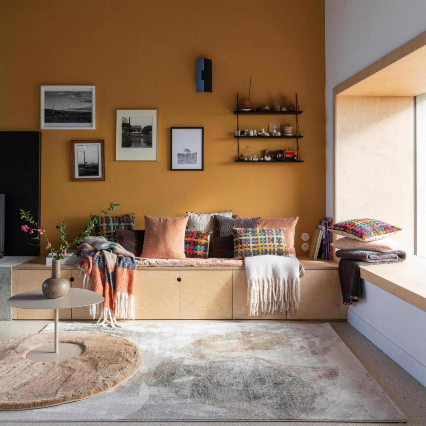 Besticktes Kissen Soline Ambre 30 X 50