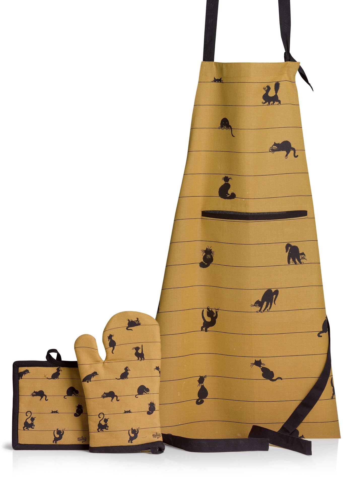 Kuechenschuerze Dubout Partition de chats Cannelle 72 X 85