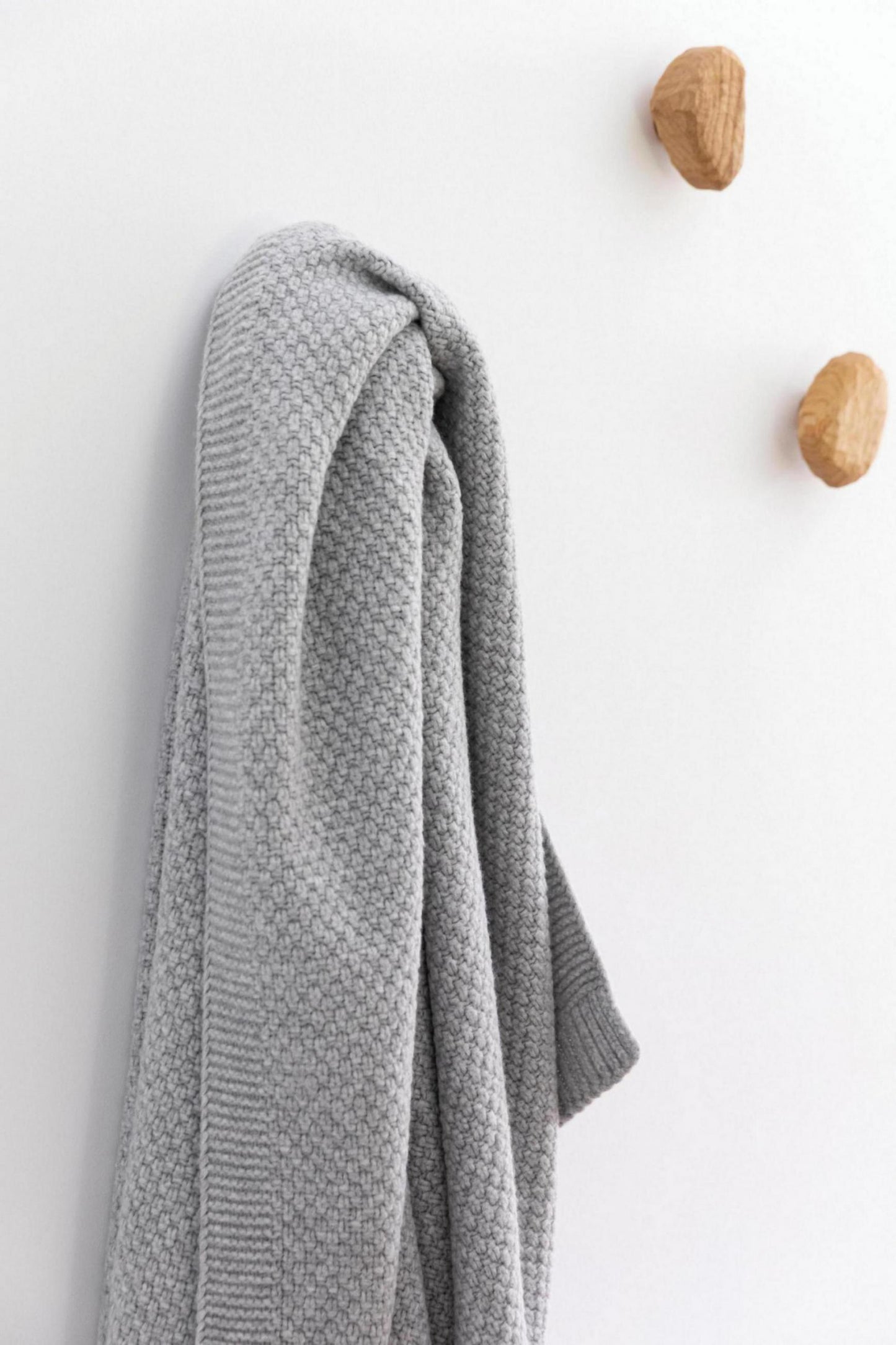 Recycelte Strickdecke Danilo Perle 130 X 160