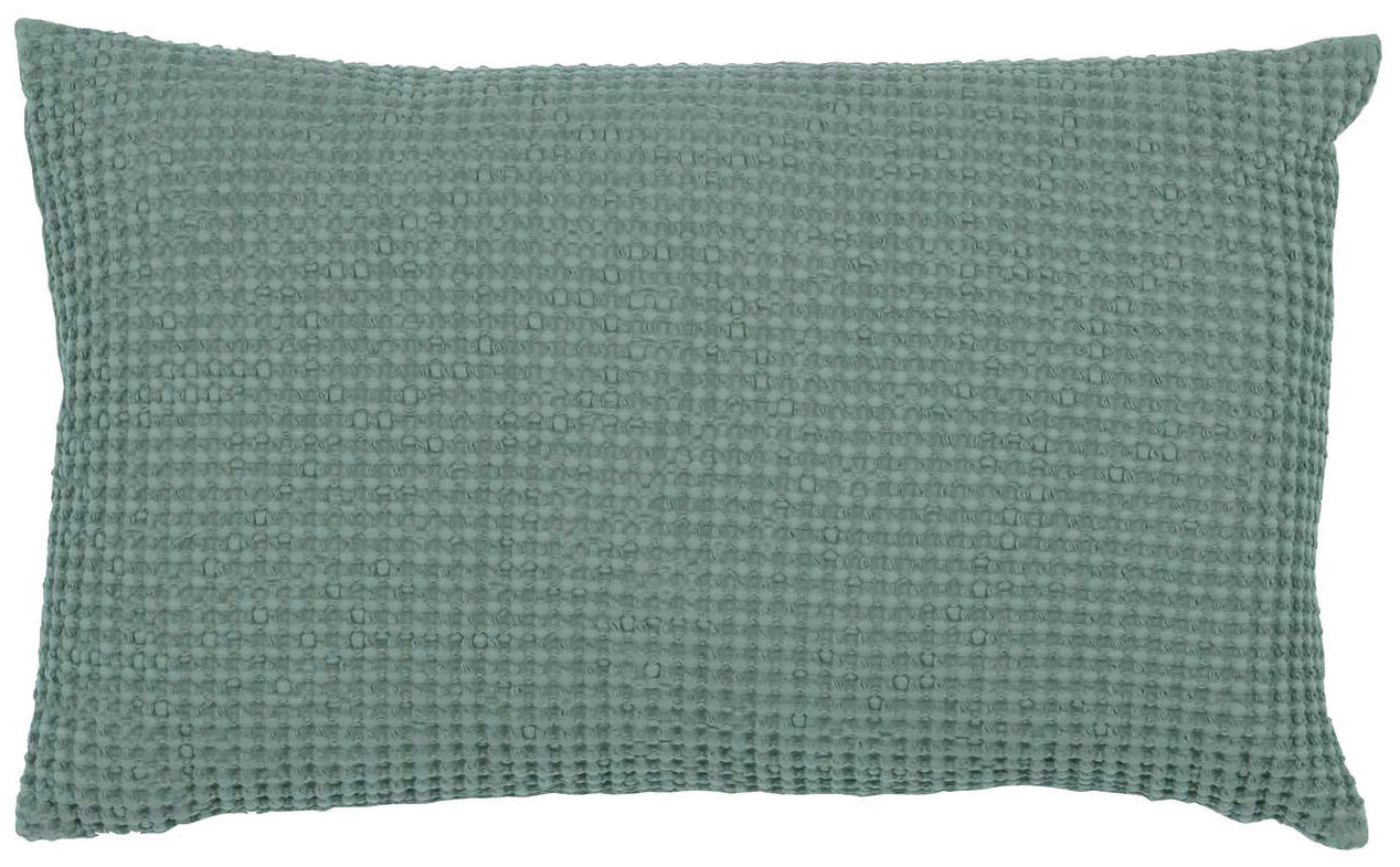 Recyceltes Kissen Maia Vert de gris 30 X 50