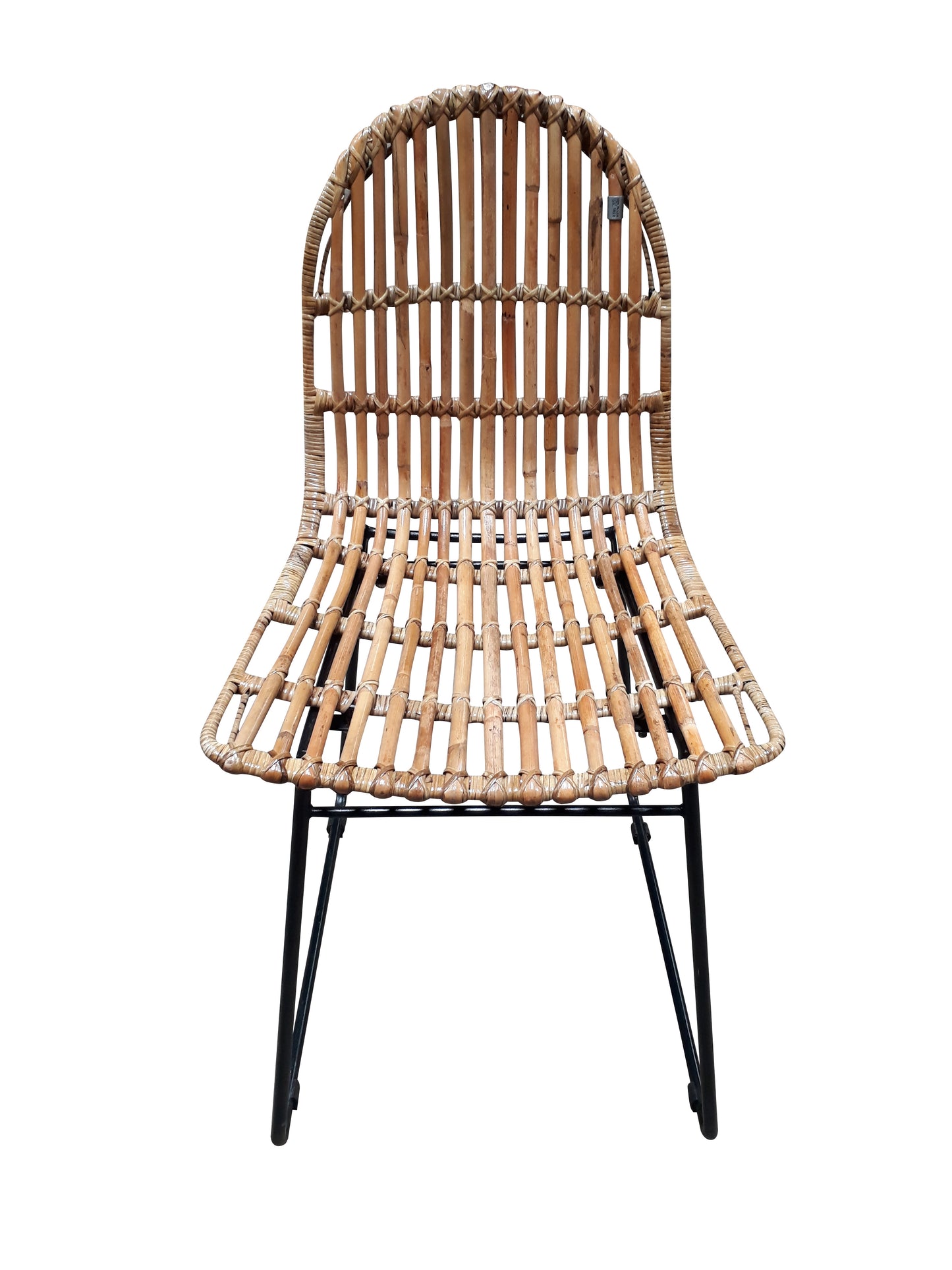 Tom Tailor Stuhl 2er-Set T-Rattan Chair TOM TAILOR Metallring oben rechts Sitzhoehe 50 cm Sitzbreite vorne 44 hinten 40 cm Sitztiefe 38 cm