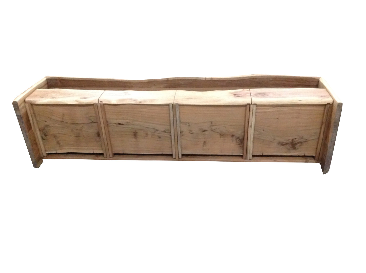 Lowboard 4 Schubladen 1 offenes Fach Fachmass 183x37x16 cm Schubladeninnenmass 40x29x15 cm Wandstaerke 32 mm Abstand vom Boden bis zur Unterseite des Lowboards 5 – 75 cm