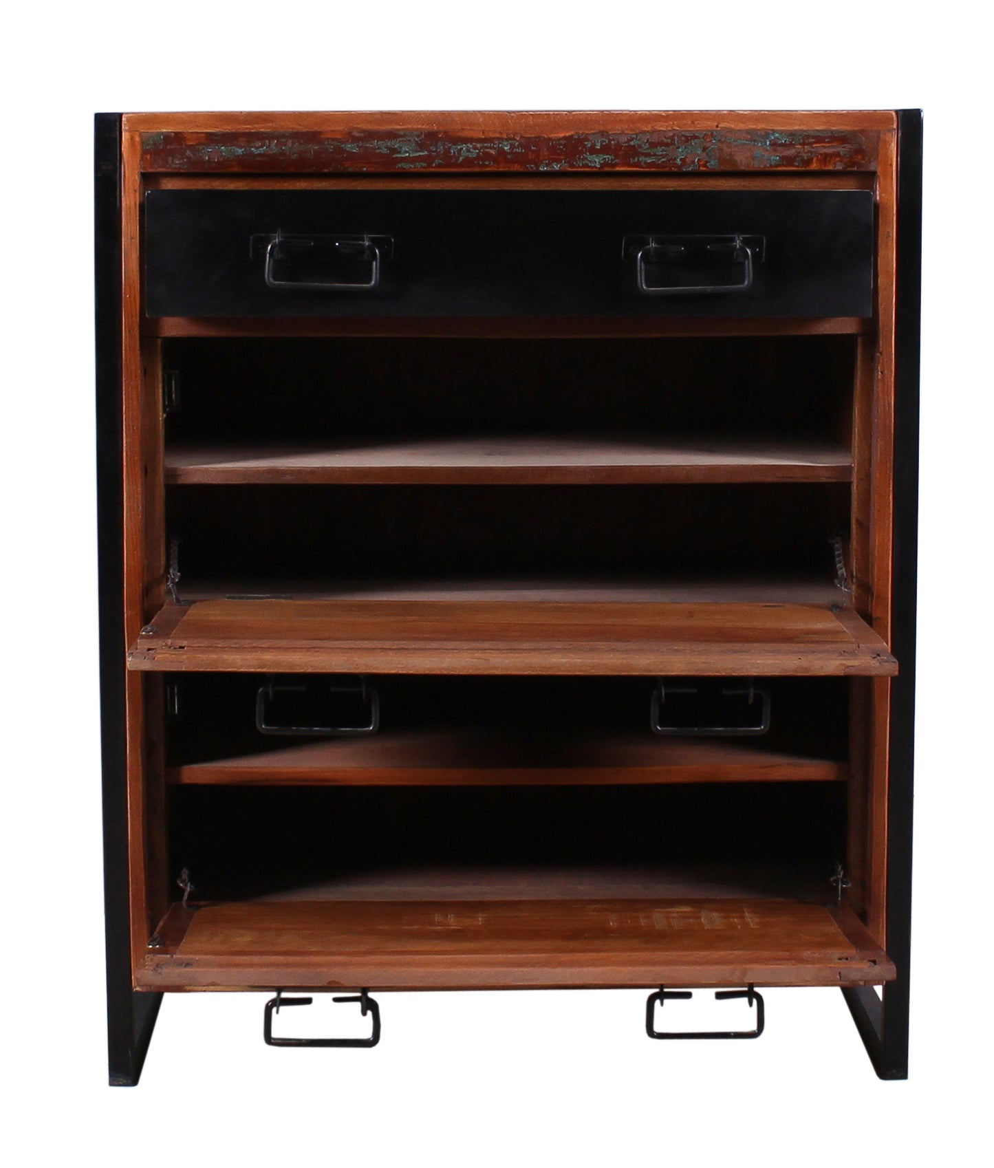 Schuhschrank 1 Schublade 2 Klappen fuer ca 12 Paar Schuhe