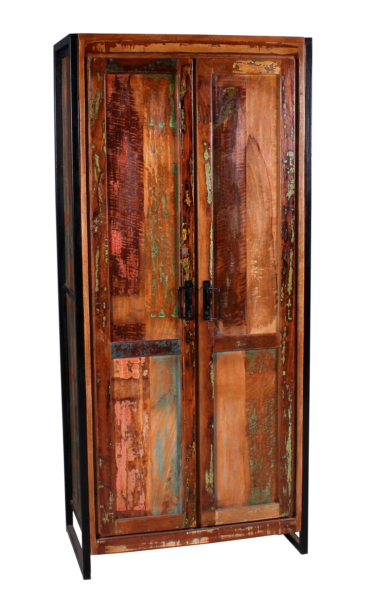 Schrank 2 Tueren innen 3 Boeden 1 Kleiderstange Schrankinnenmasse 155 x 68 cm