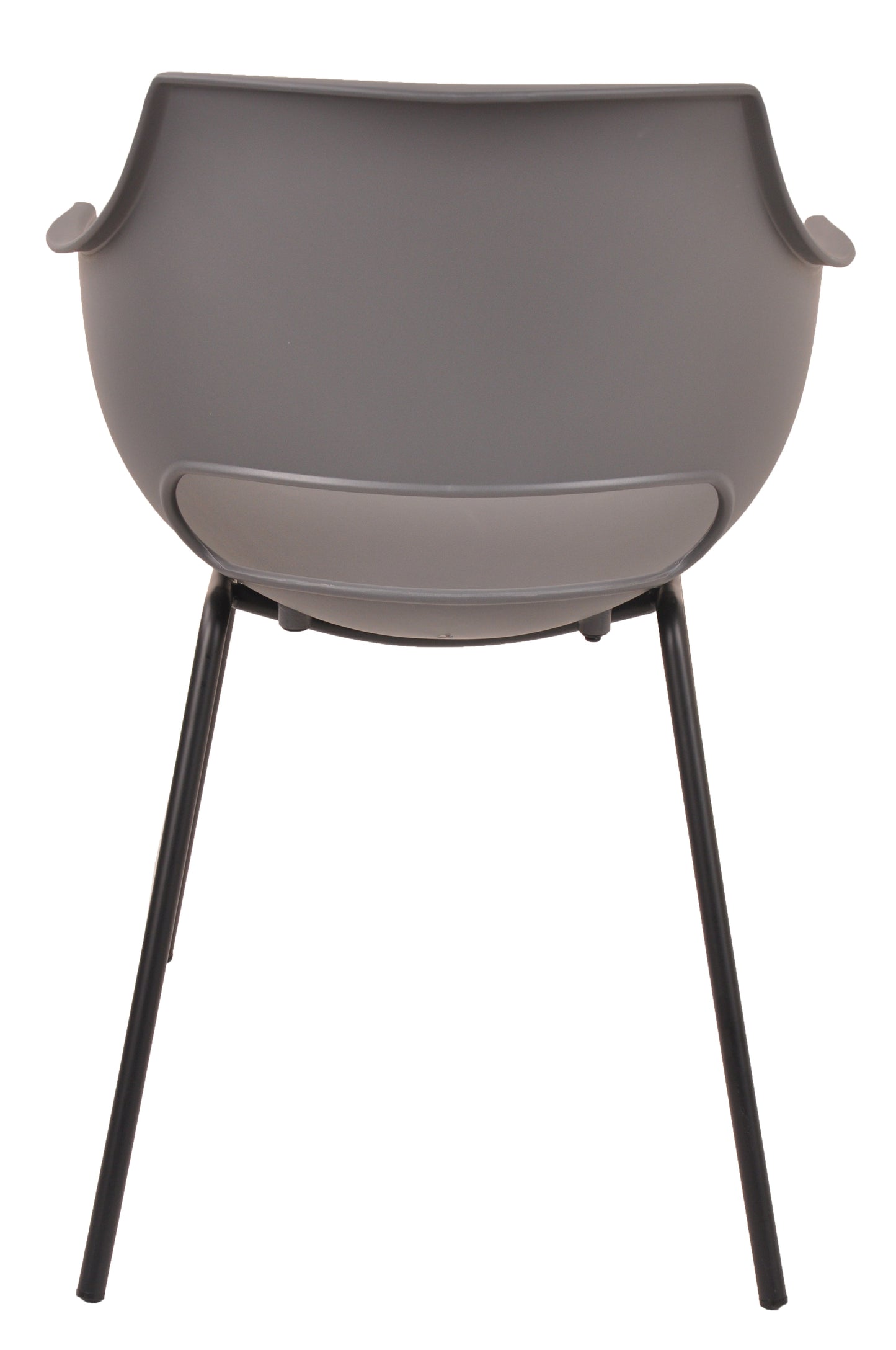 Stuhl 2er-Set grau Sitzhoehe 455 cm Sitztiefe 44 cm Sitzbreite 40 cm