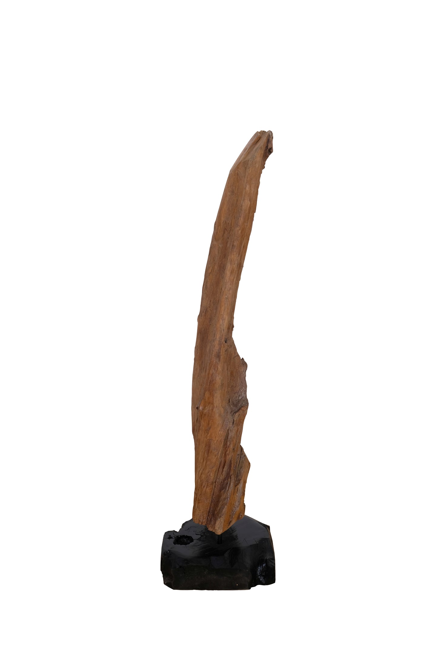 Treibholzskulptur 100 cm hoch Bodenplatte 30x30x10 cm