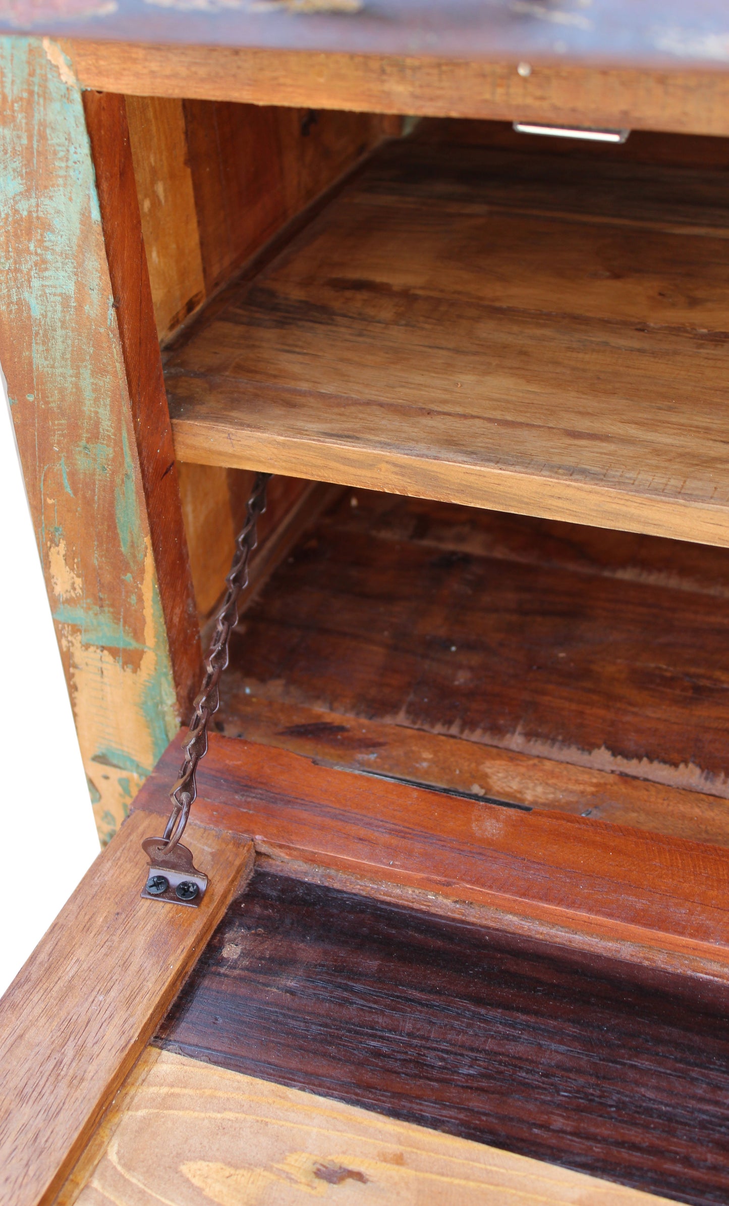 Schuhschrank 2 Klappen 1 Schublade fuer ca 12 Paar Schuhe nutzbare Flaeche der Faecher ca 755x34x12 cm Schubladeninnenmass 68x31x85 cm Boeden sind fest