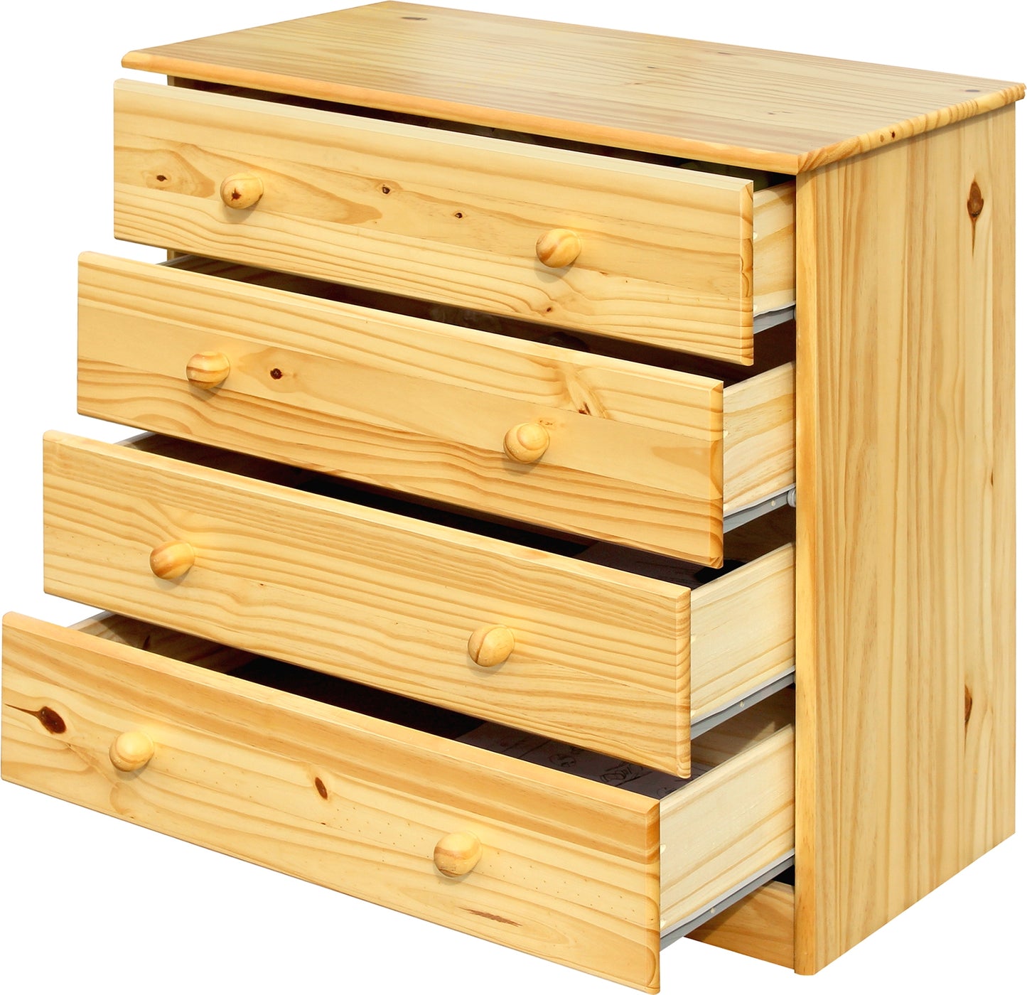 Kommode 4 Schubladen Schubladen mit Metallauszuegen Schubladentiefe 325 cm