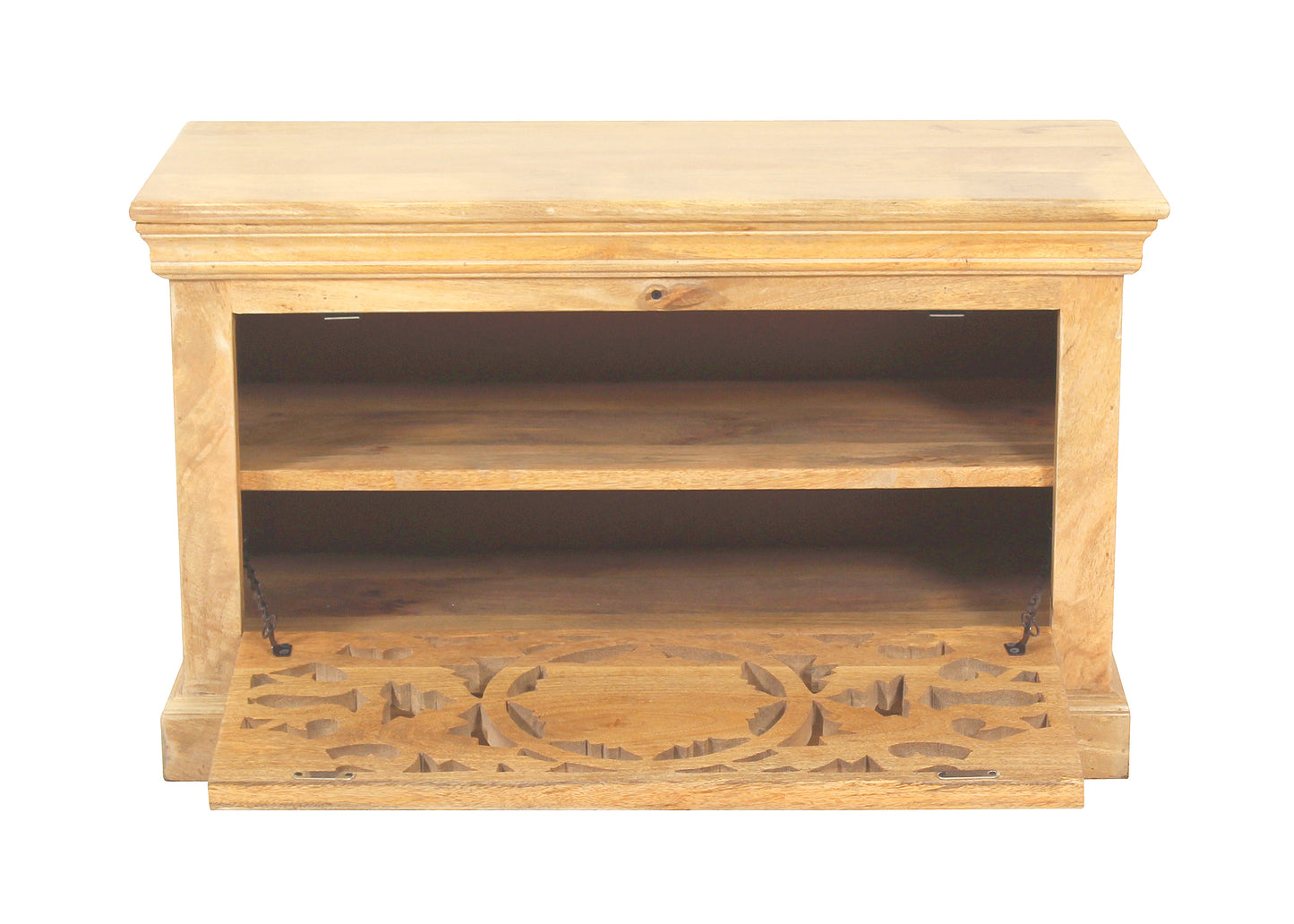 Schuhschrank 1 Klappe innen 1 Boden fuer ca 6 Paar Schuhe Innenmasse der Faecher 71x32x145 cm