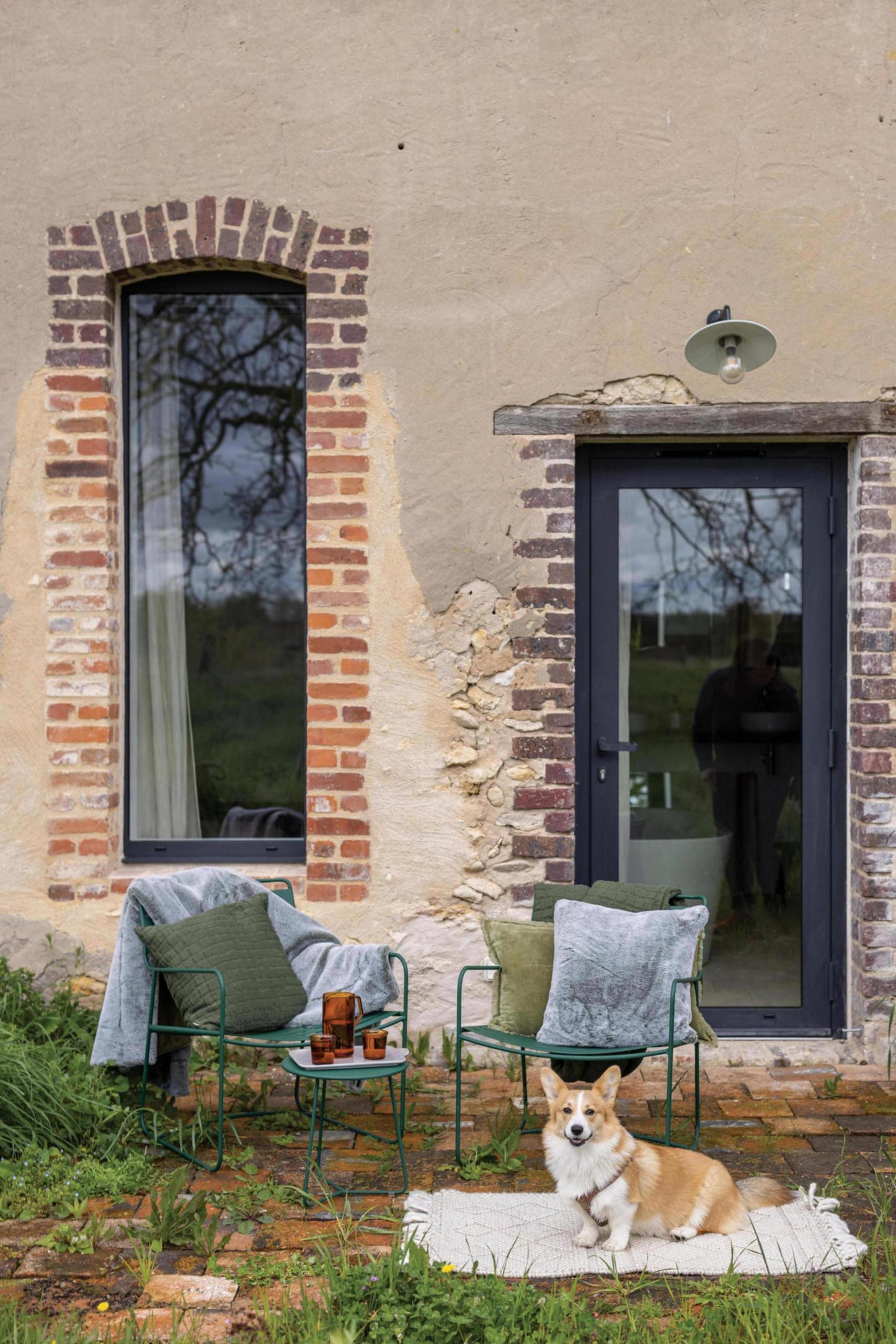 Kissen Kinta Olive 45 X 45