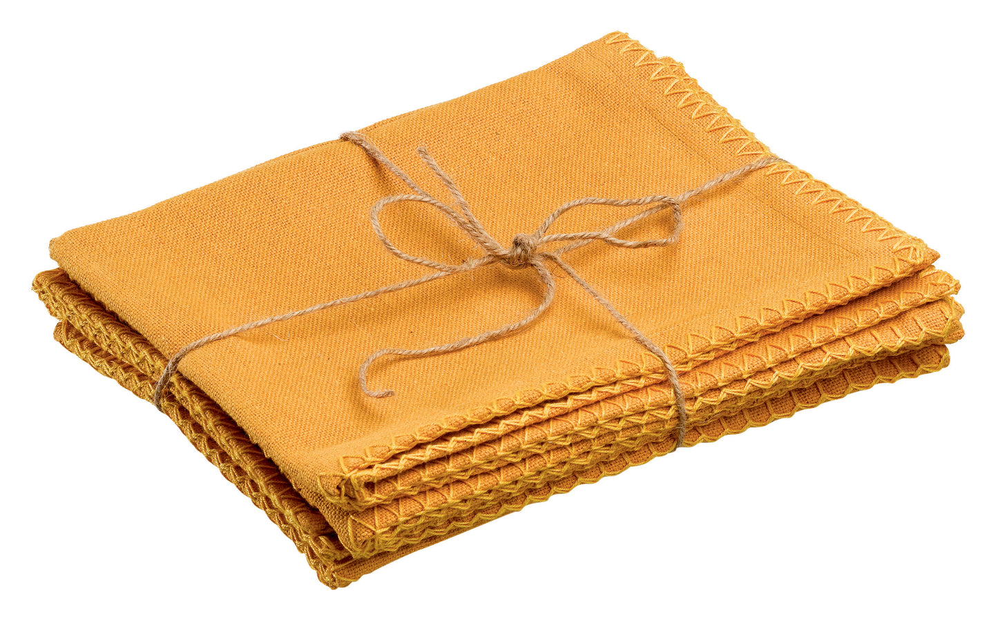 Set aus 4 recycelten Tischsets Delia Tournesol 33 X 45