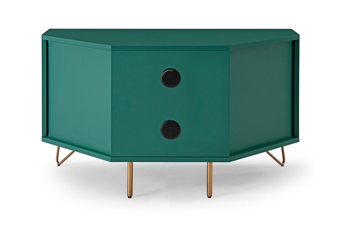 Eck TV-Lowboard mit Schublade Klappfach und offenem Fach