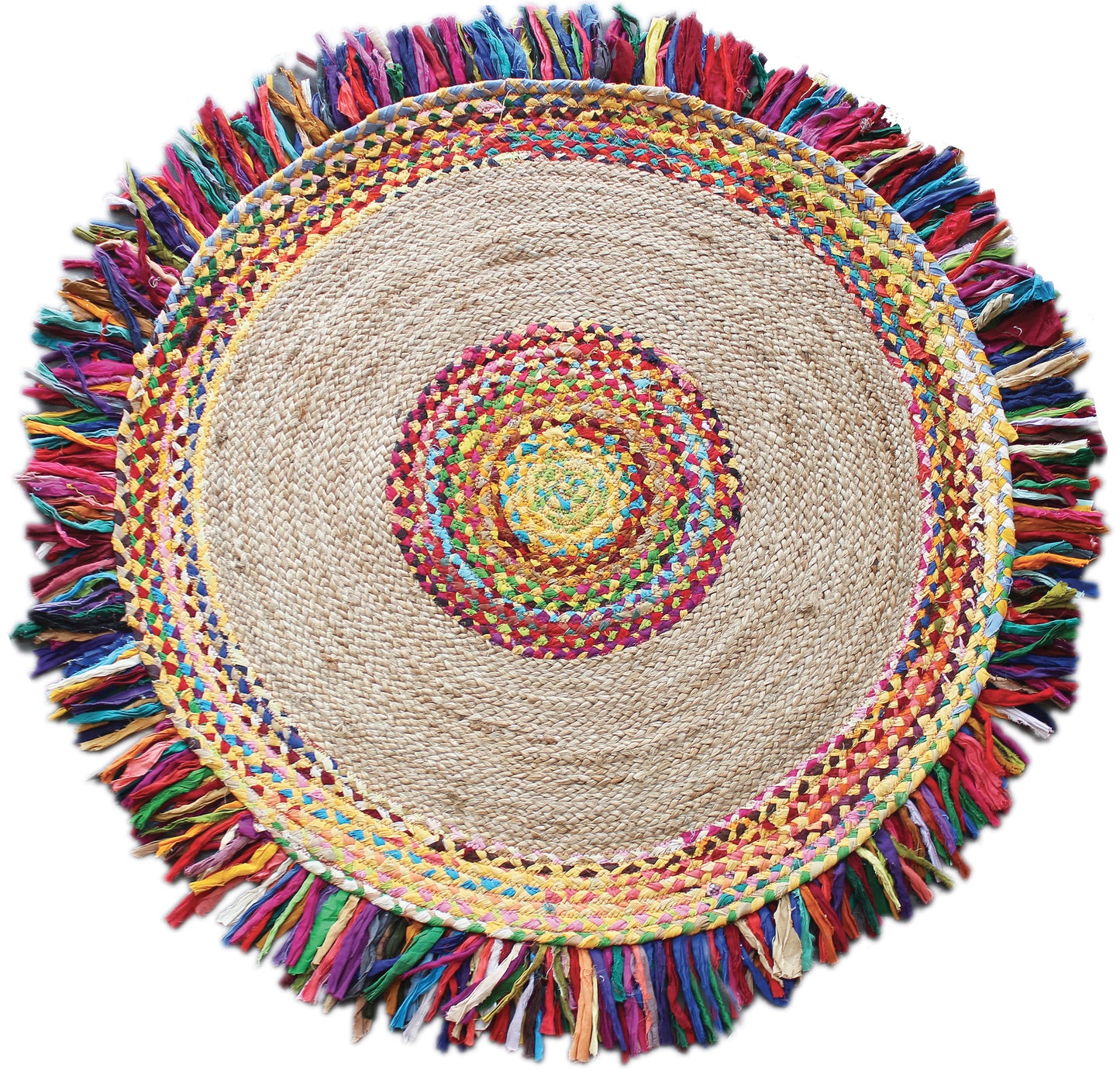 Ballas Teppich Multicolore Diameter 120