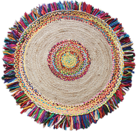 Ballas Teppich Multicolore Diameter 120
