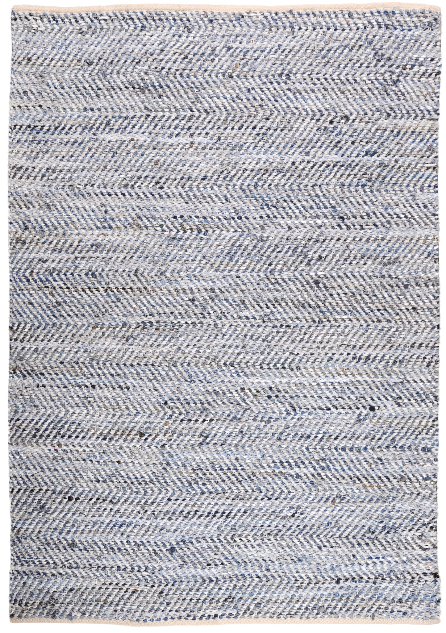 Atlas Teppich Blanc Bleu 55 X 85