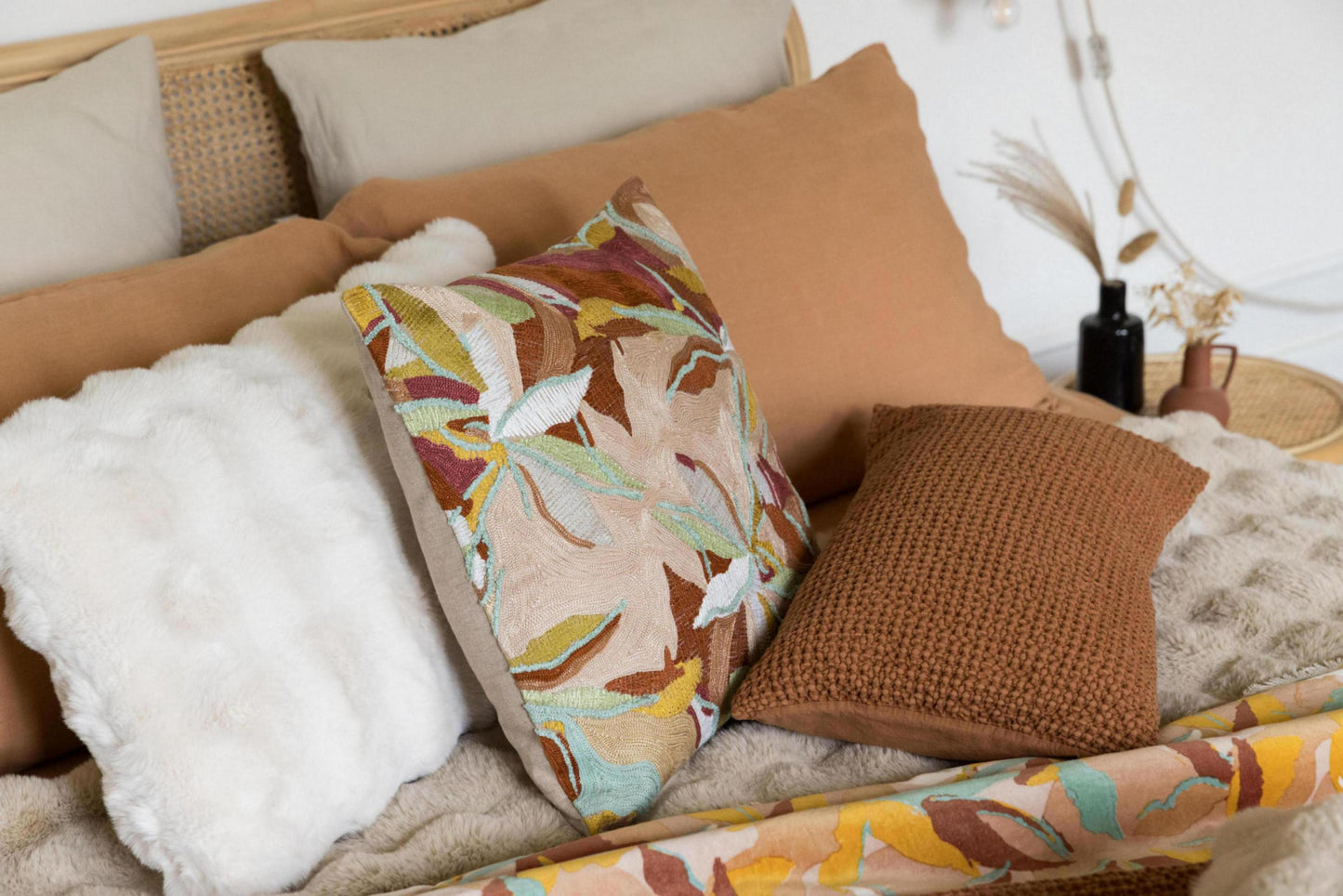 Recyceltes Kissen Berton Ivoire 40 X 65