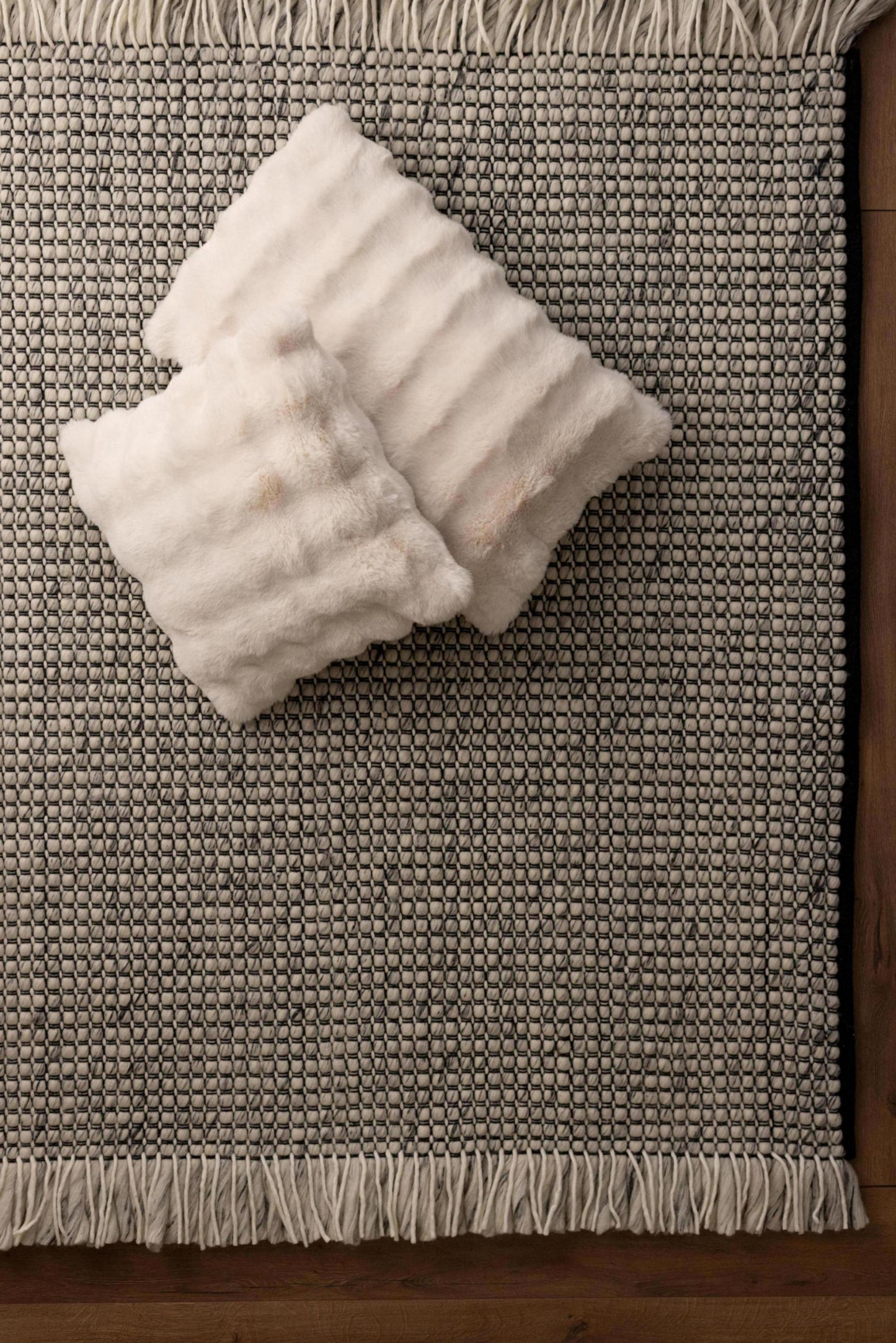 Recyceltes Kissen Berton Ivoire 40 X 65