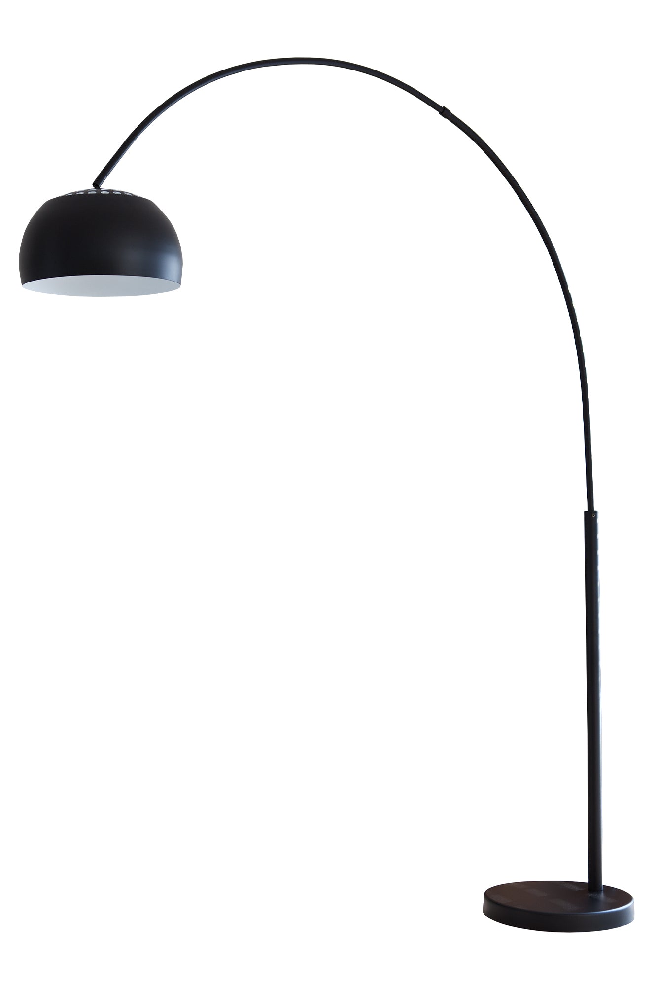 Bogenlampe 195 cm schwarz