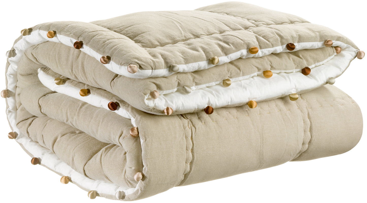 Einfarbige Bettdecke Gastounet Sienne 160 X 160