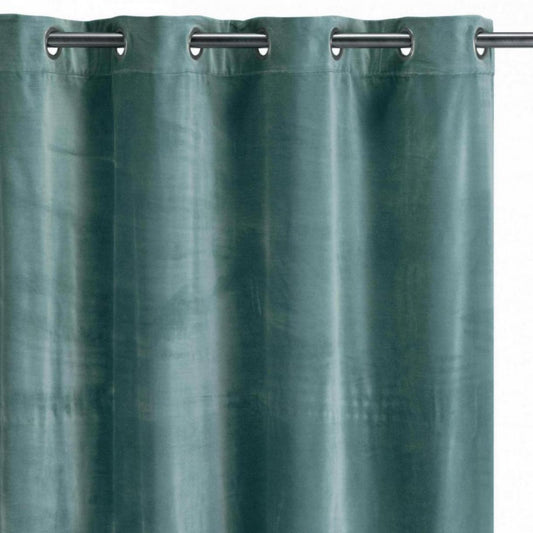 Einfarbiger Vorhang Elise Vert de gris 140 X 280