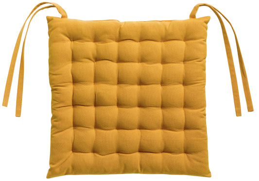 Recyceltes Stuhlkissen 36 Punkte Zea Tournesol 38 X 38 X 3