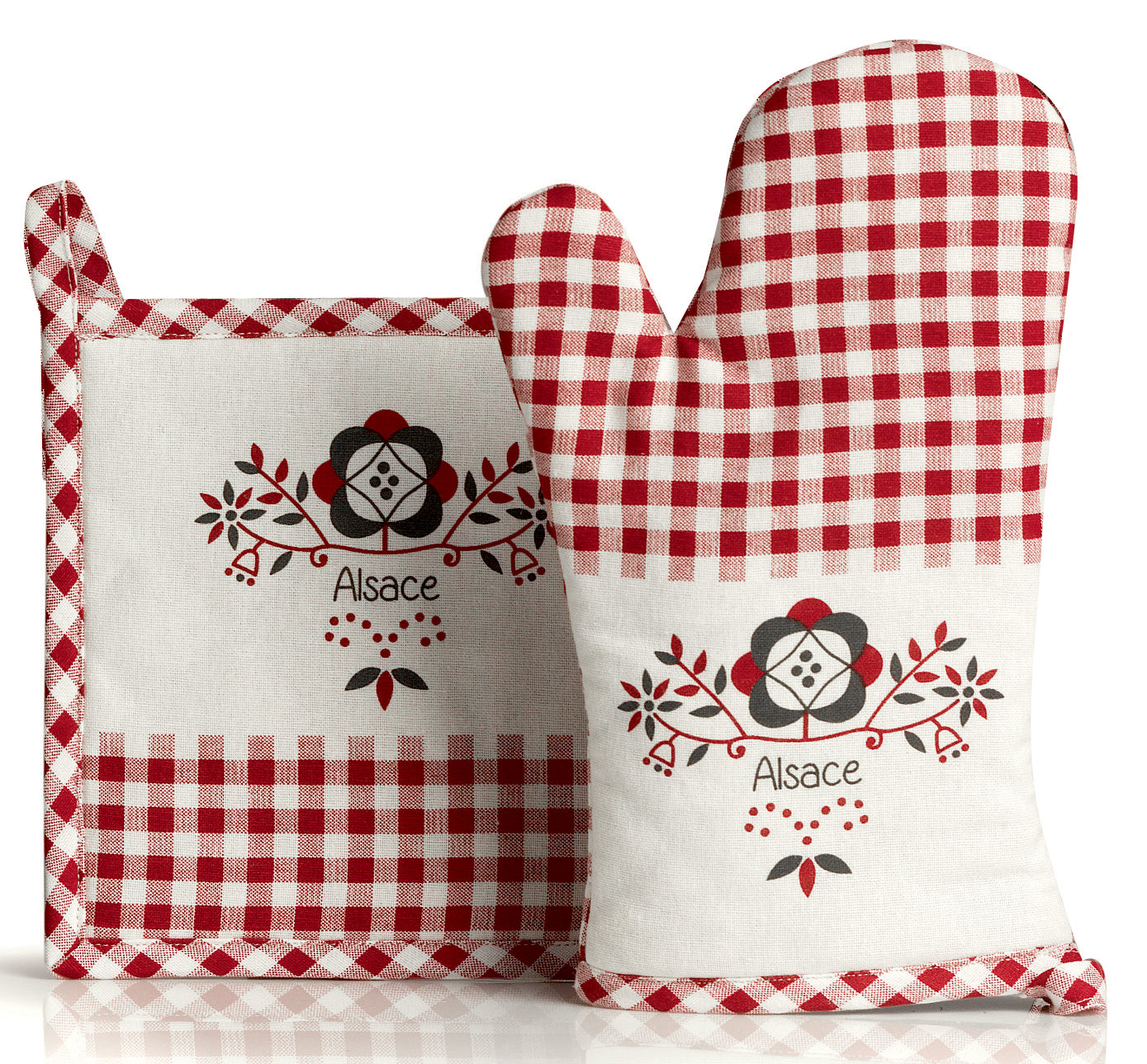 Küchenhandschuh und Topflappen  Nippa Ecru 18 x 28