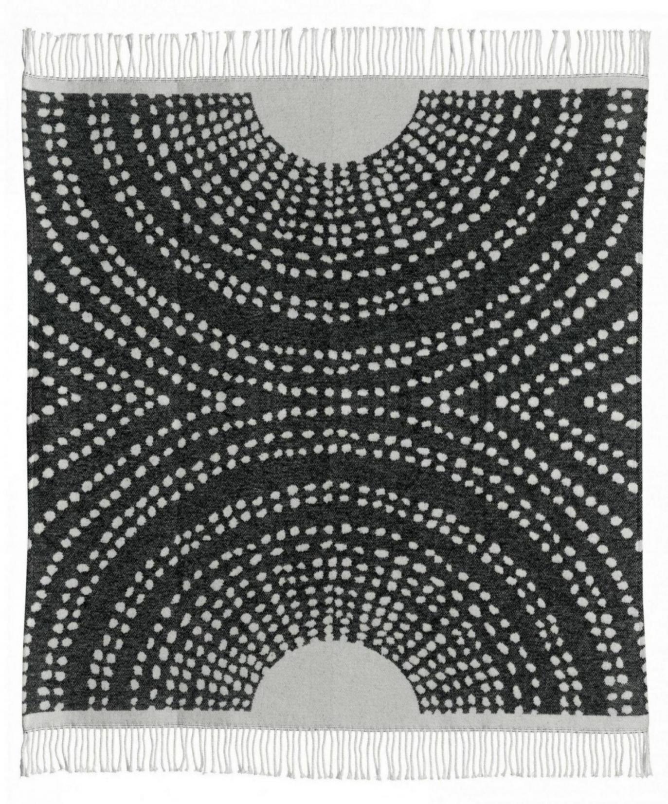 Recycelte Decke Taina Carbone 127 X 160