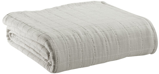 Recycelte Decke Lisa Perle 140 X 200
