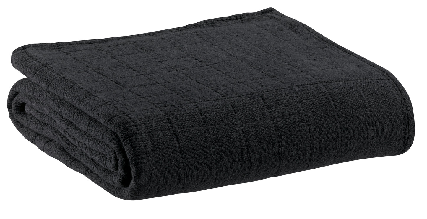 Recycelte Decke Lisa Noir 140 X 200