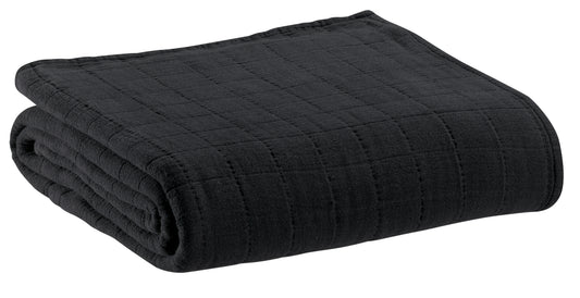 Recycelte Decke Lisa Noir 140 X 200