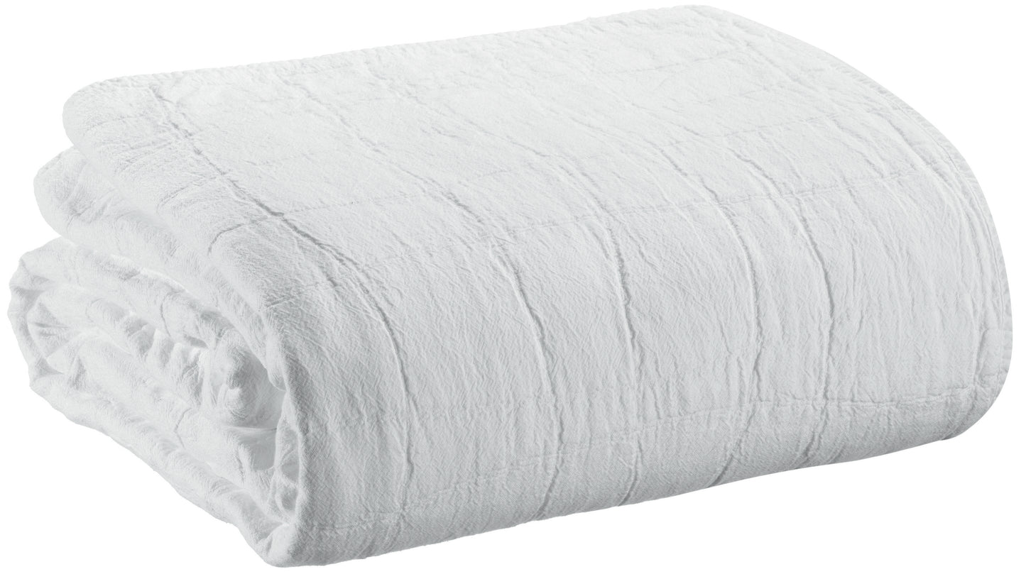 Recycelte Decke Titou Blanc 140 X 200