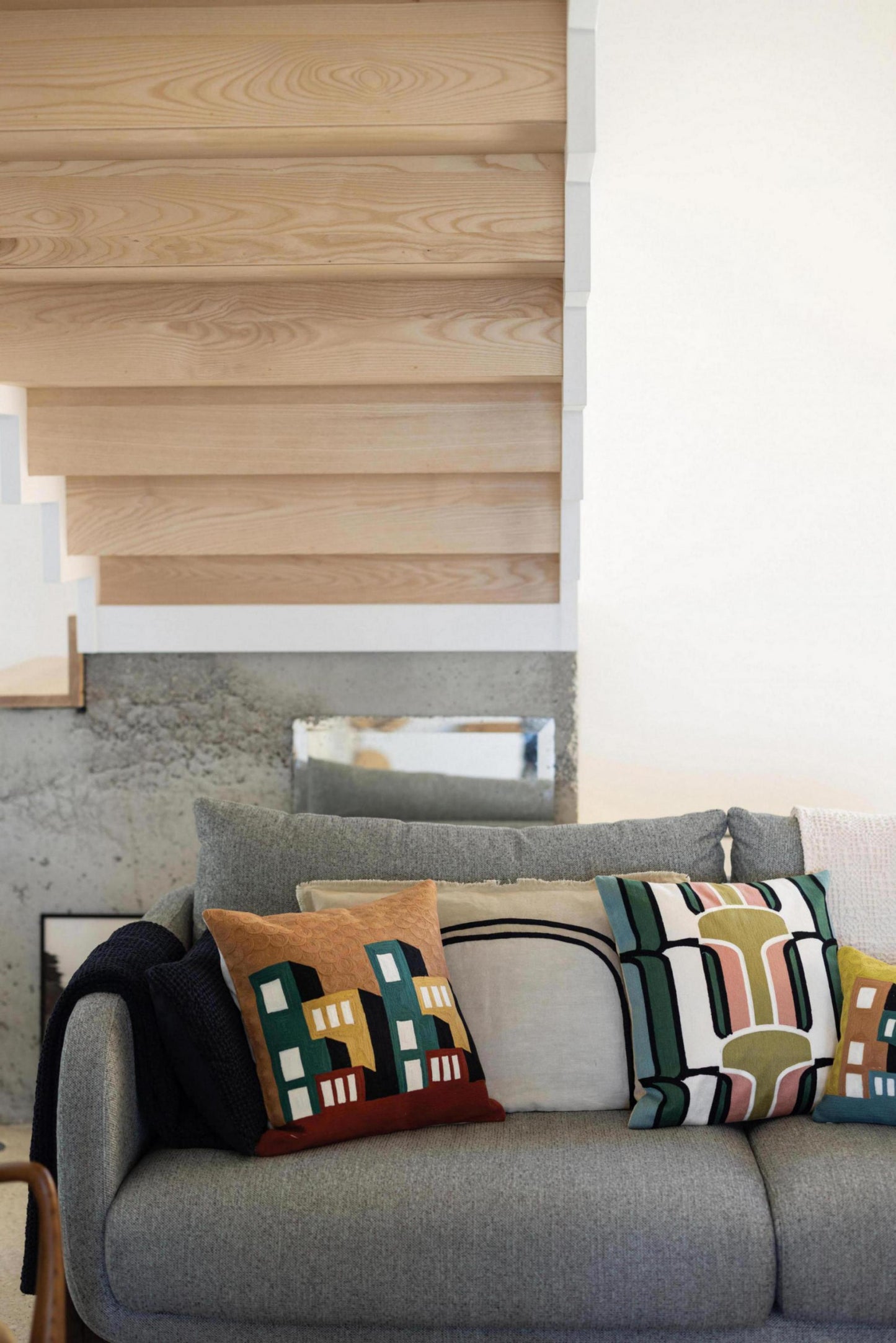 Besticktes Kissen Suri Multico 45 X 45