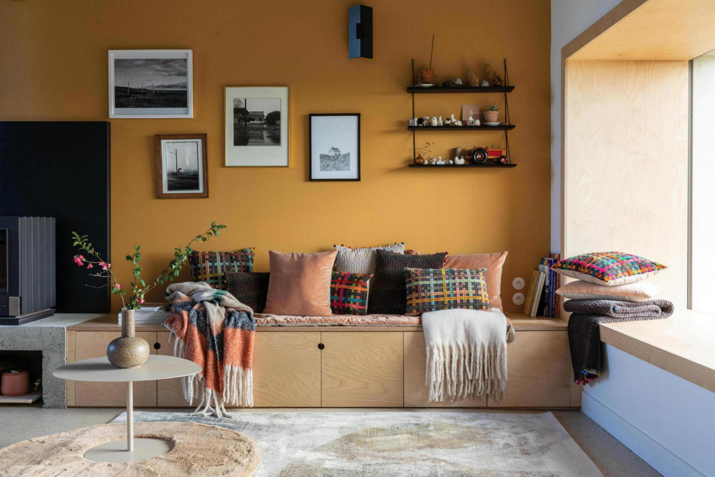 Besticktes Kissen Soline Ambre 30 X 50