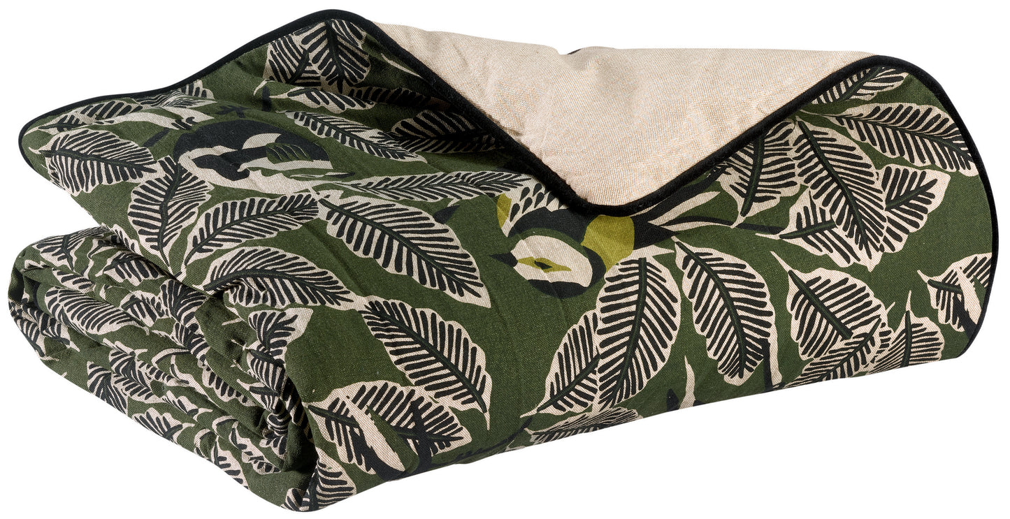 Zazu Chambray Bettdecke Olive 85 X 200