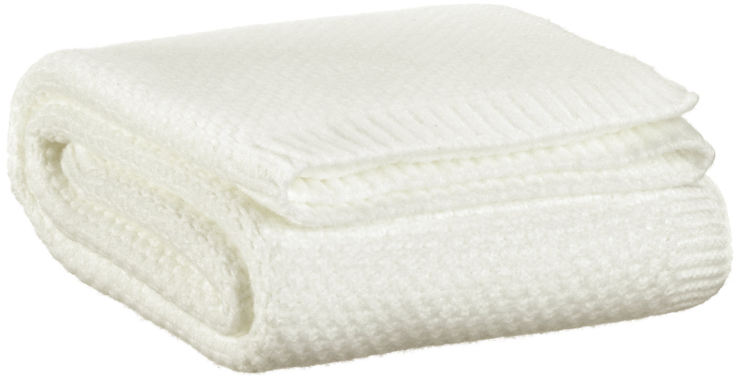 Recycelte Strickdecke Danilo Neige 130 X 160