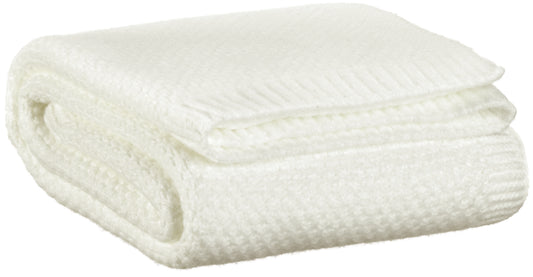 Recycelte Strickdecke Danilo Neige 130 X 160
