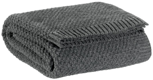 Recycelte Strickdecke Danilo Carbone 130 X 160