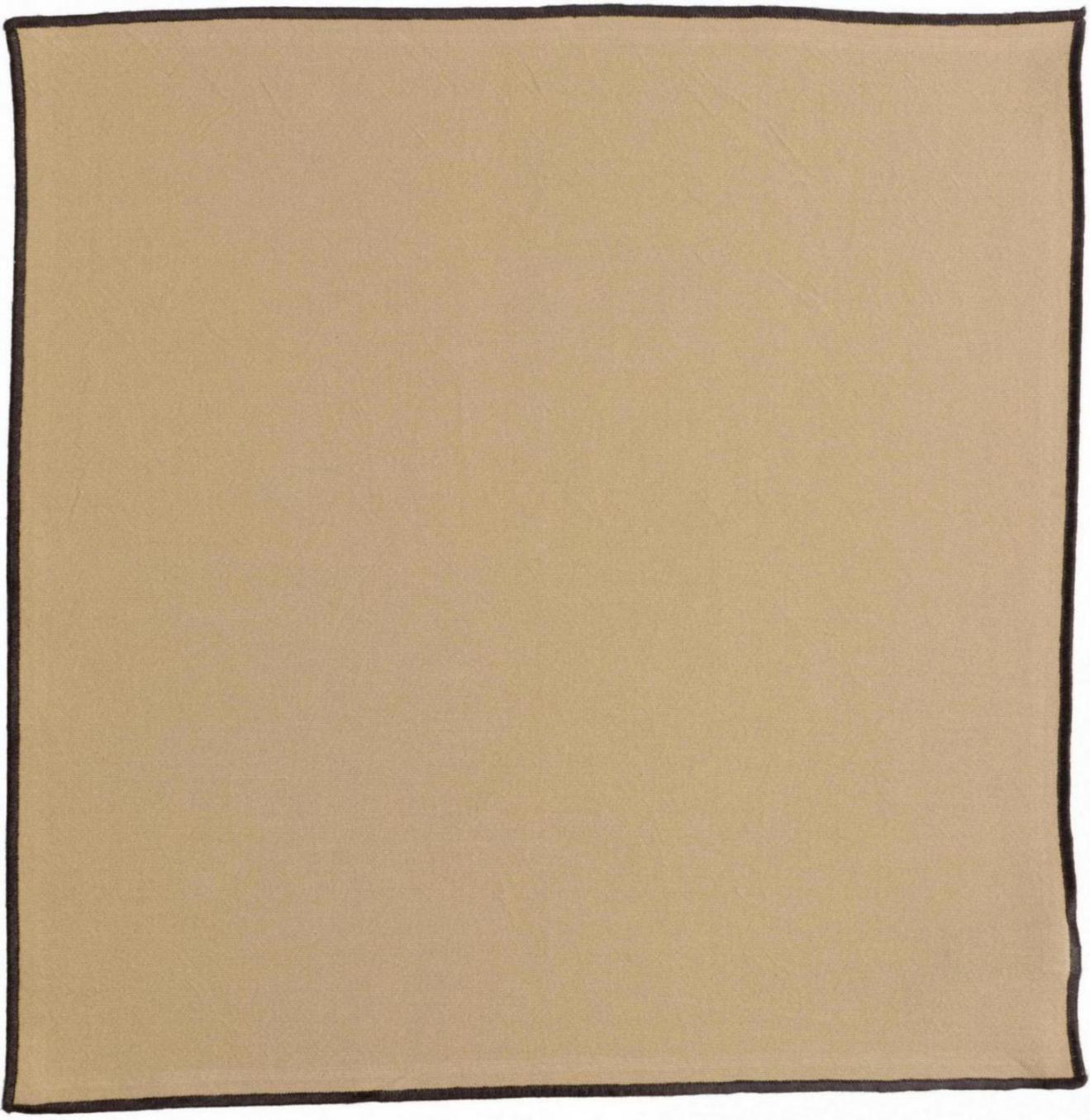 Recycelte Serviette Grace Camel 40 X 40