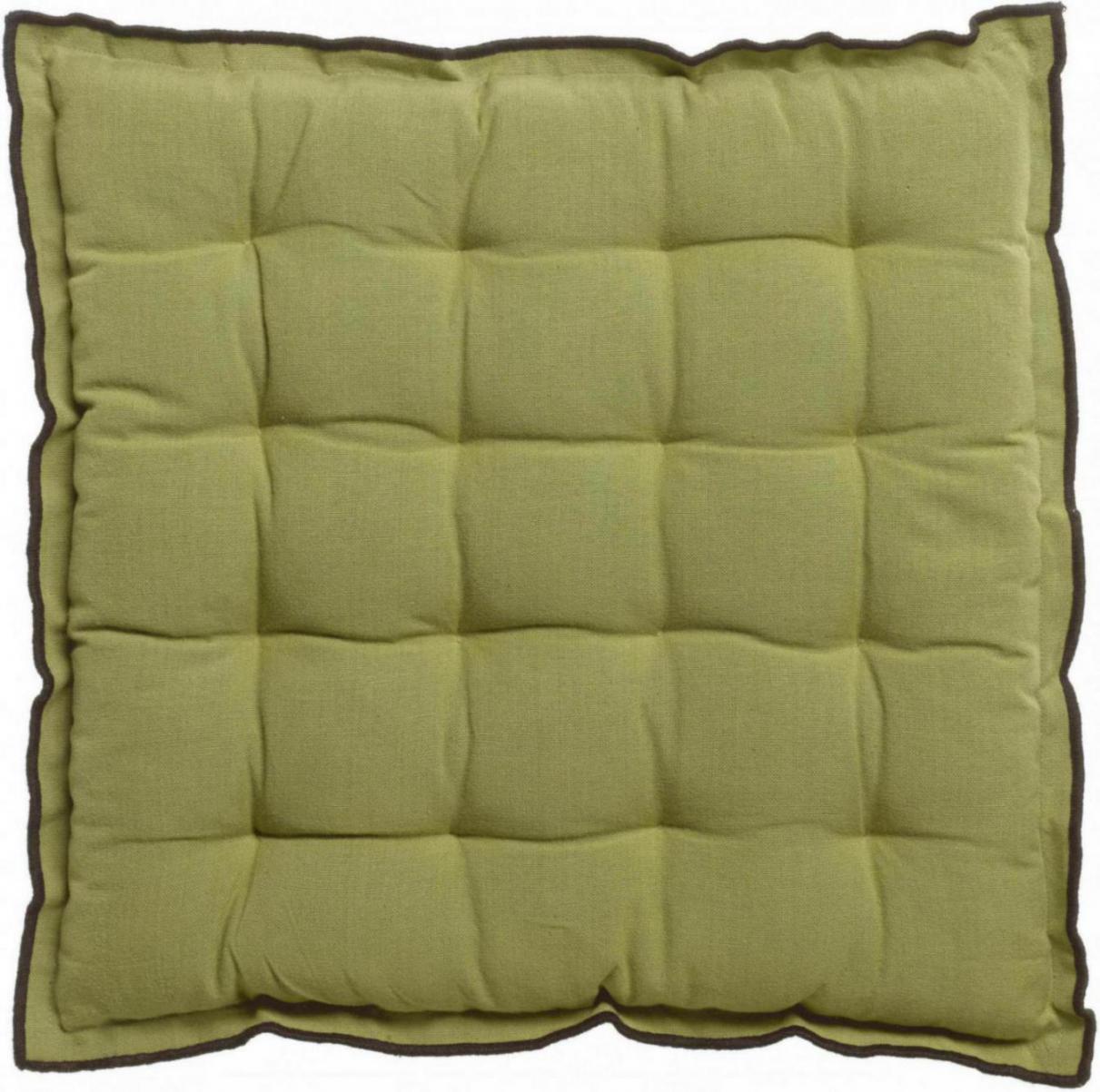 Recyceltes Stuhlkissen Grace Vert jardin 40 X 40 X 3