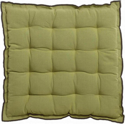 Recyceltes Stuhlkissen Grace Vert jardin 40 X 40 X 3