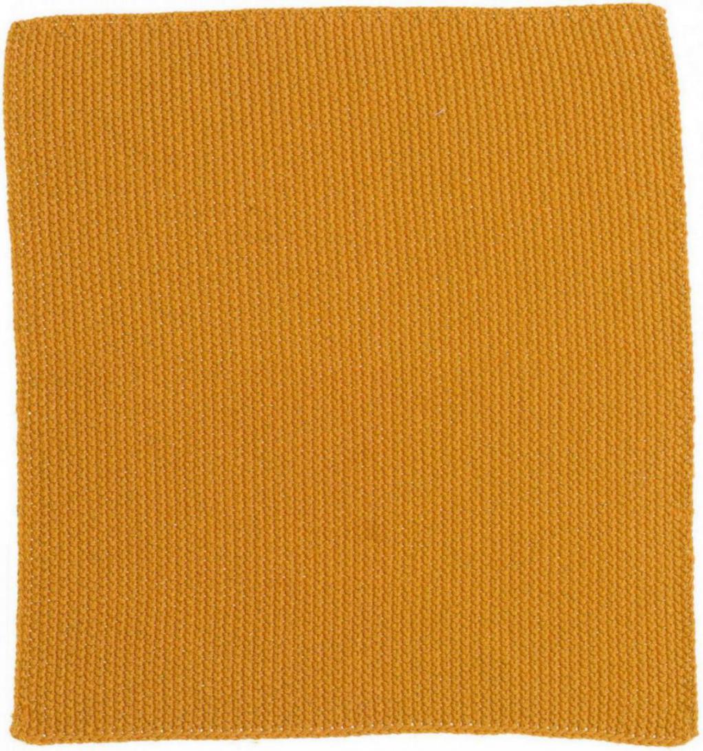 Set aus 3 gestrickten recycelten Handtuechern Izan Tournesol 25 X 25