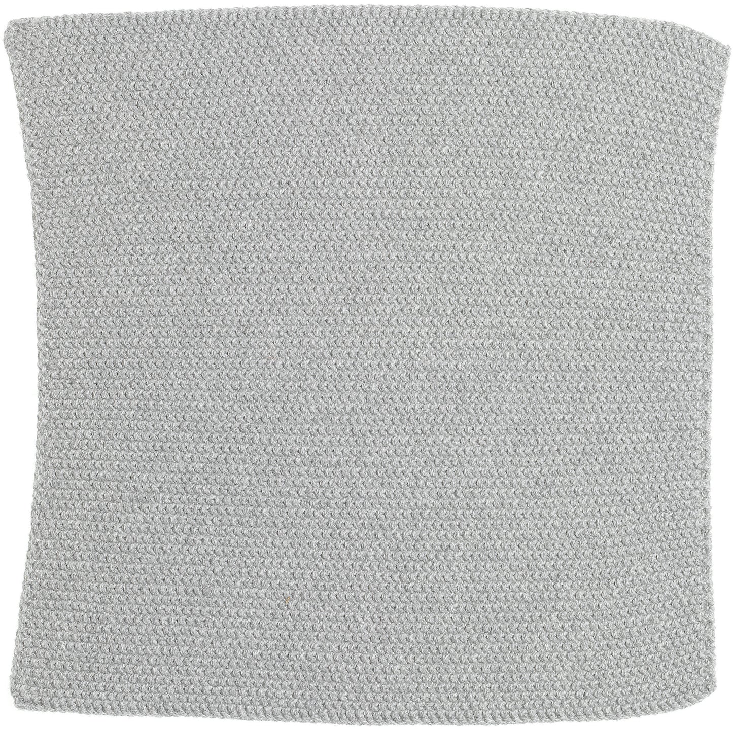 Set aus 3 gestrickten recycelten Handtuechern Izan Gris 25 X 25