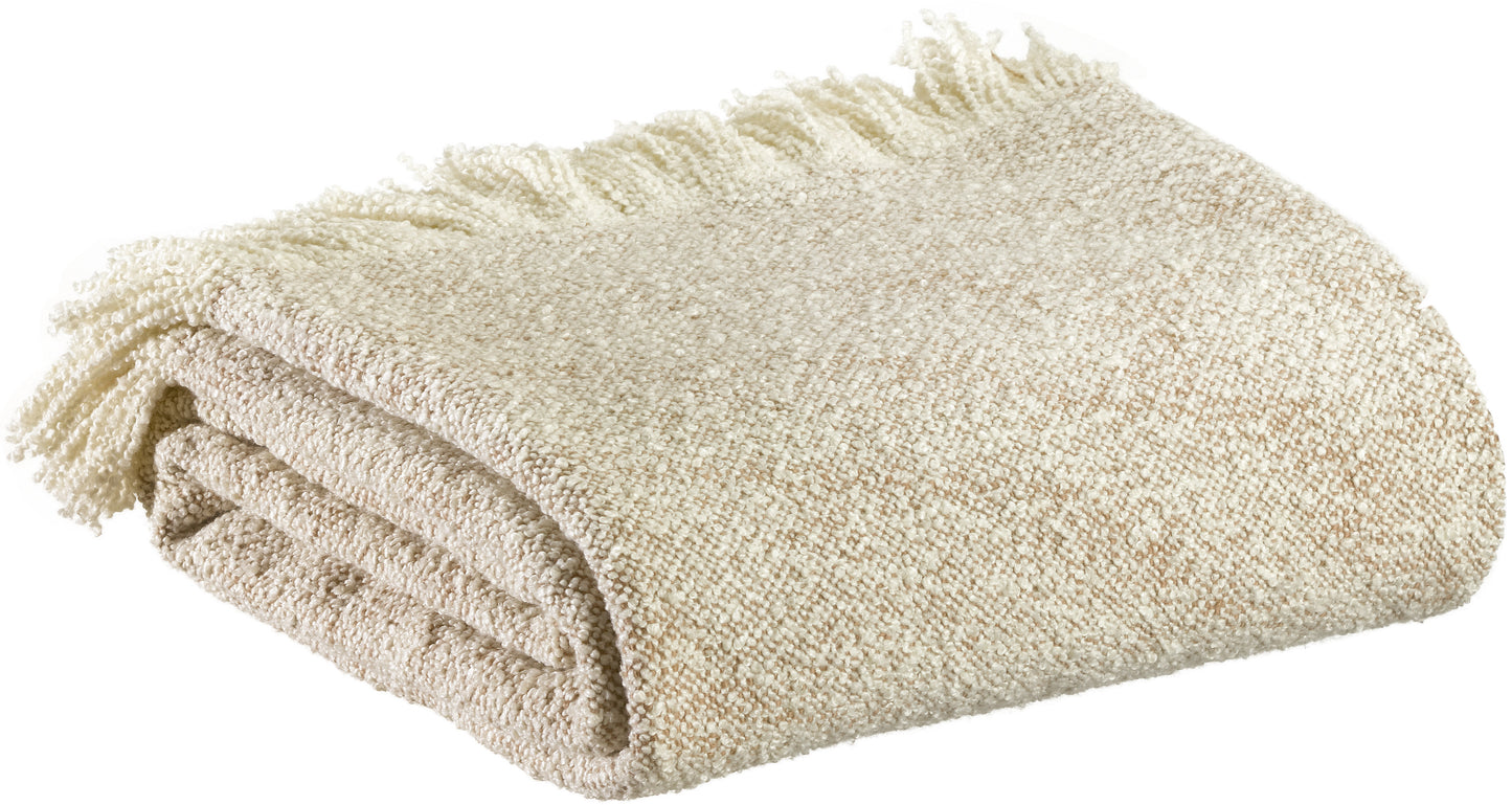 Melierte Decke Jane Cacao 130 X 160