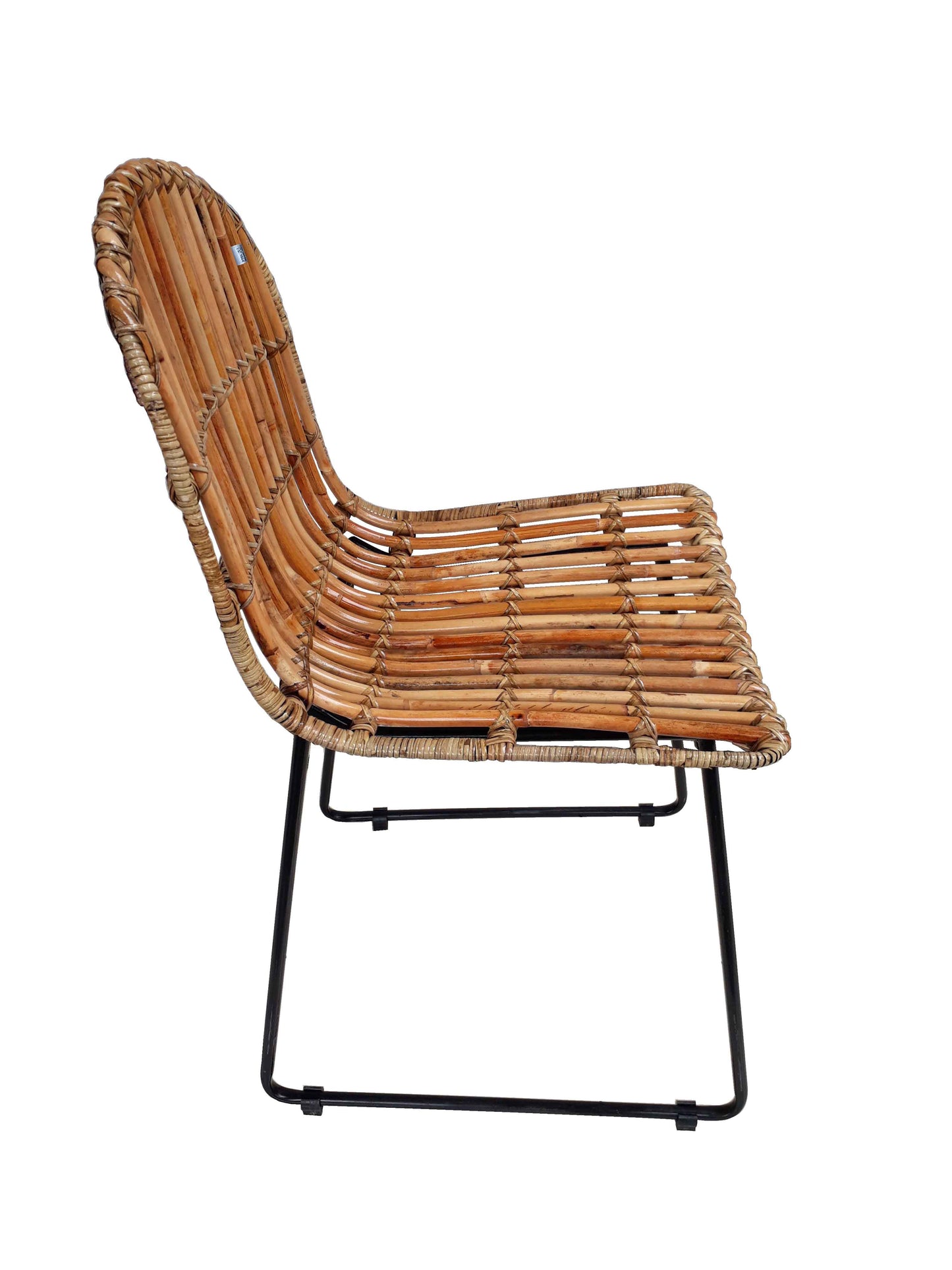 Tom Tailor Stuhl 2er-Set   T-Rattan Chair TOM TAILOR Metallring oben rechts Sitzhoehe 50 cm Sitzbreite vorne 44 hinten 40 cm Sitztiefe 38 cm