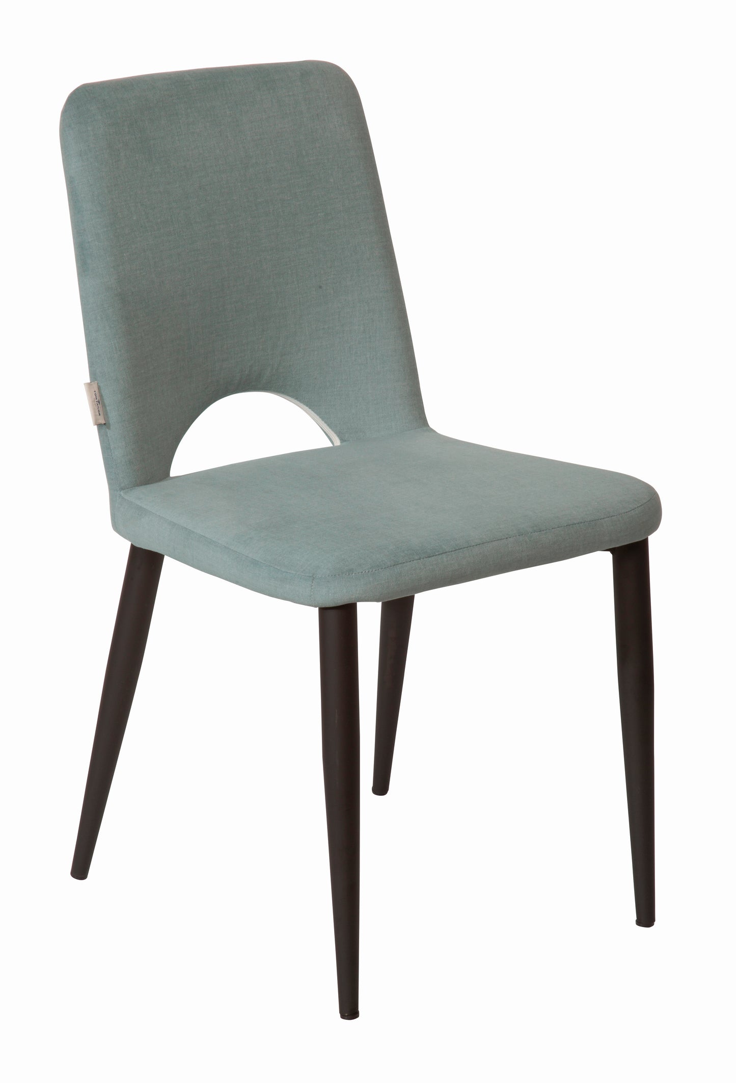 Tom Tailor Stuhl 2er-Set   T-Velvet Chair Sitz und Ruecken gepolstert celadon Bezug 100Prozent PES TOM TAILOR Flaglabel seitlich Gestellstaerke 25x25 mm Sitzhoehe 47 cm Sitzbreite 46 cm Sitztiefe 47 cm