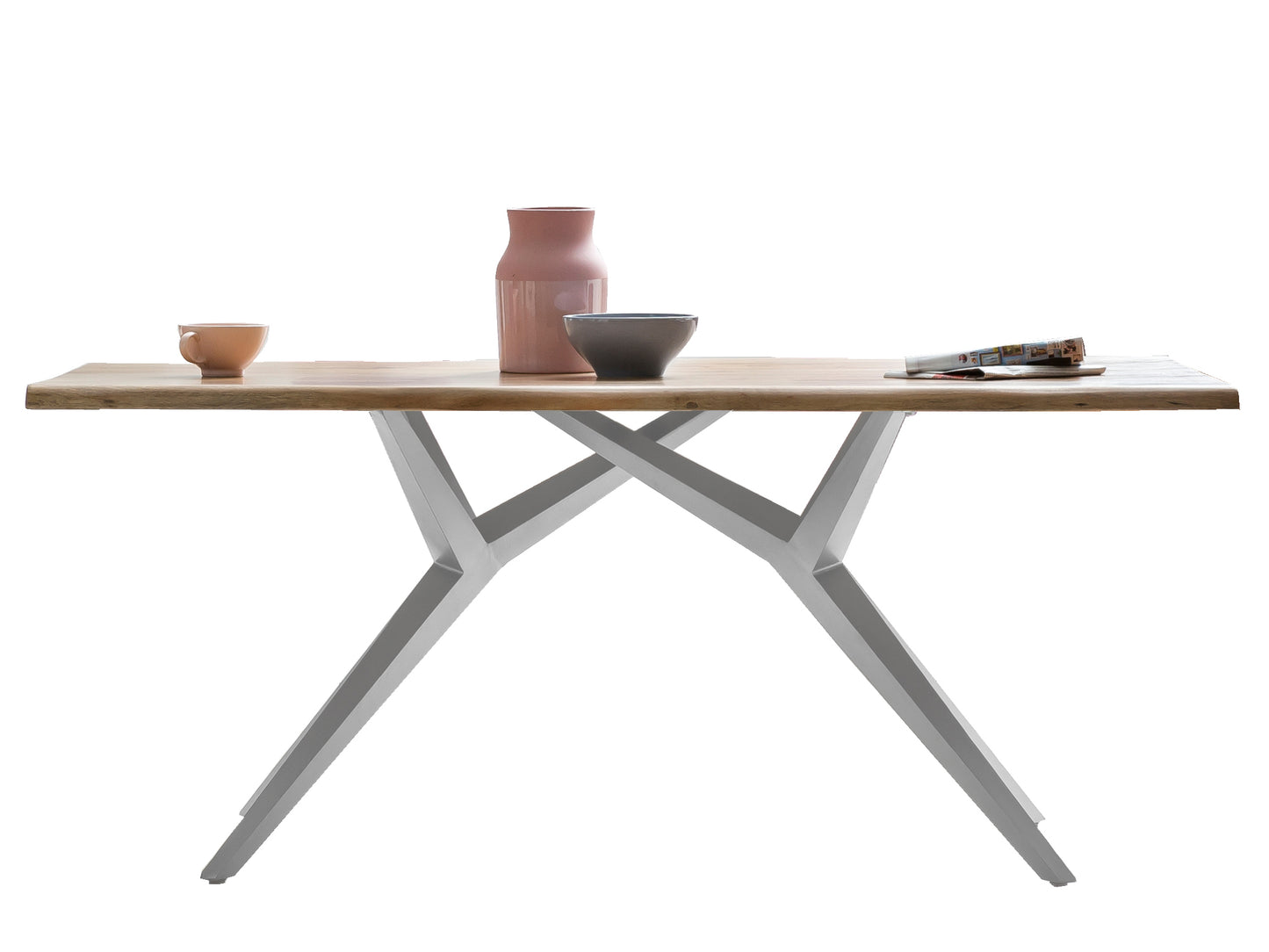 Tischplatte 160x85 cm Baumkante wie gewachsen Plattenstaerke 36 mm Plattenstaerke 36 mm