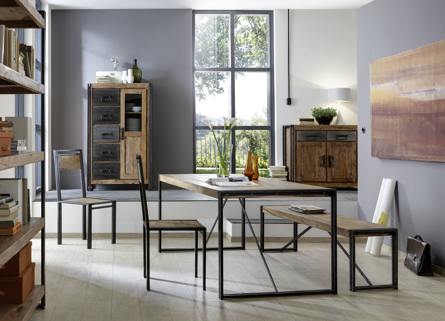 Brotschrank   1 Tuer 5 Schubladen 3 Boeden Schublade innen  32x36x21 cm feste Boeden Fachmasse 375x405x 28 cm